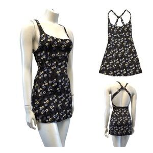 NWT FREE PEOPLE pretty floral daisy mini sleeveless summer sundress